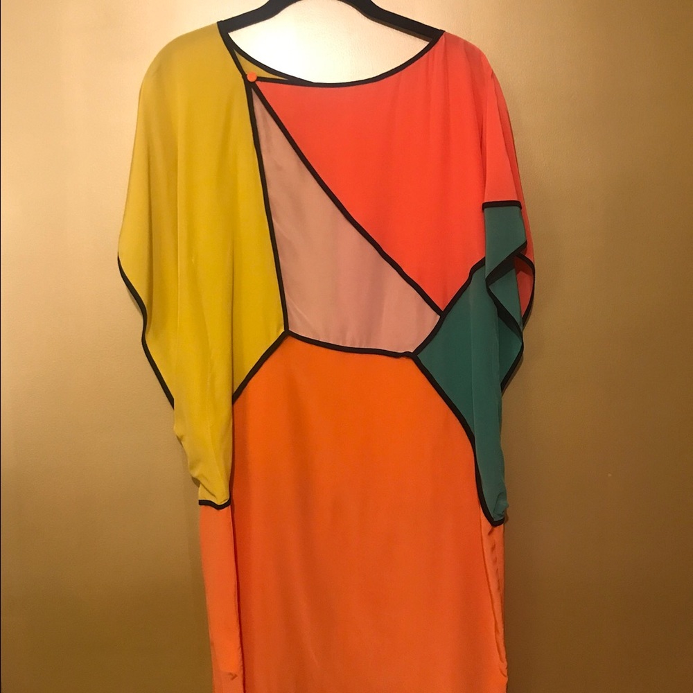 Color Block Short Dress